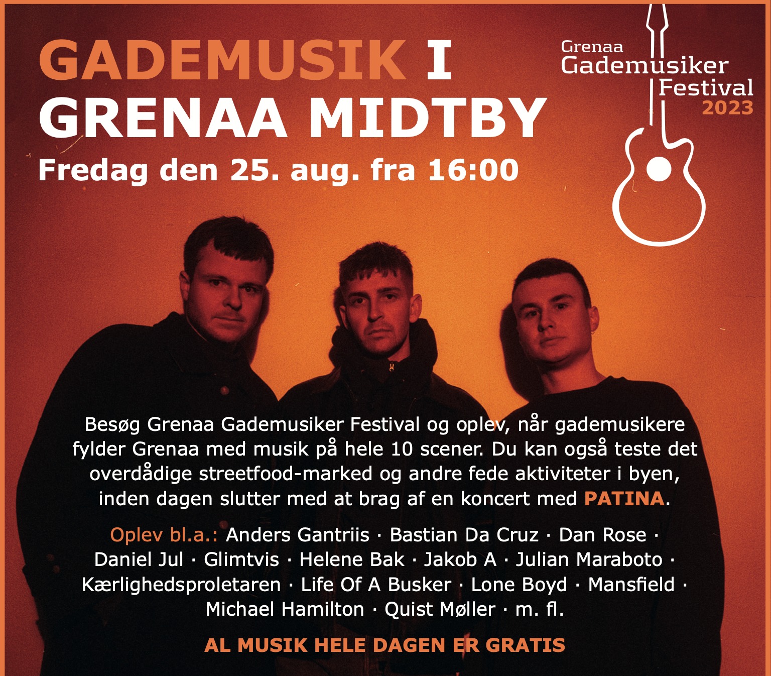 Grenaa Gademusiker Festival 2023